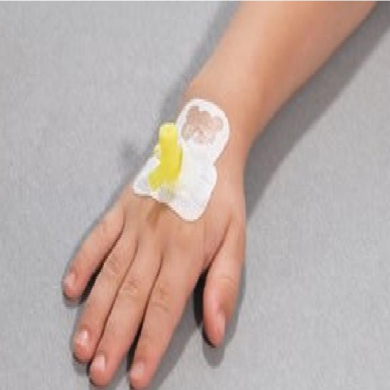 Пов’язка для фіксації катетерів, стерильна Curafix® i.v. Junior, 4,3 x 5 сm (см), 100 шт. Lohmann & Rauscher GmbH